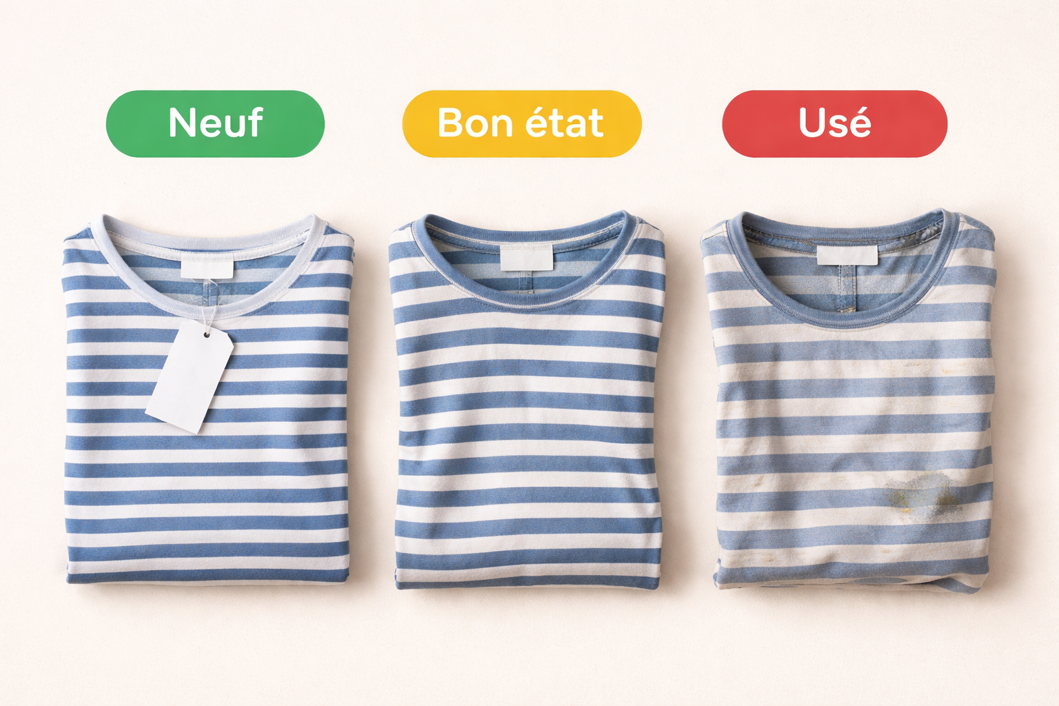 État d’un vêtement sur Praline