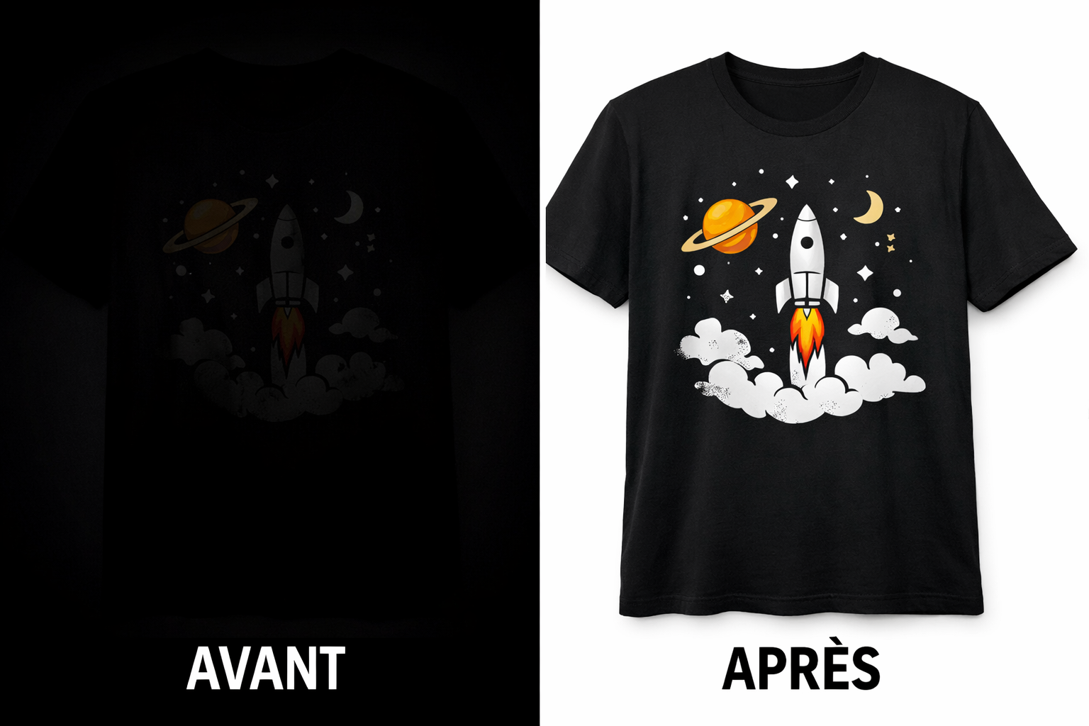 Vêtement avec une bonne lumière sur Praline